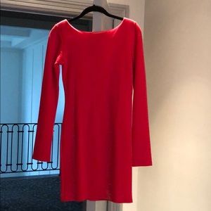 Wyldr red long sleeve dress